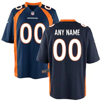 youth nike navy denver broncos game custom jersey_pi3348000